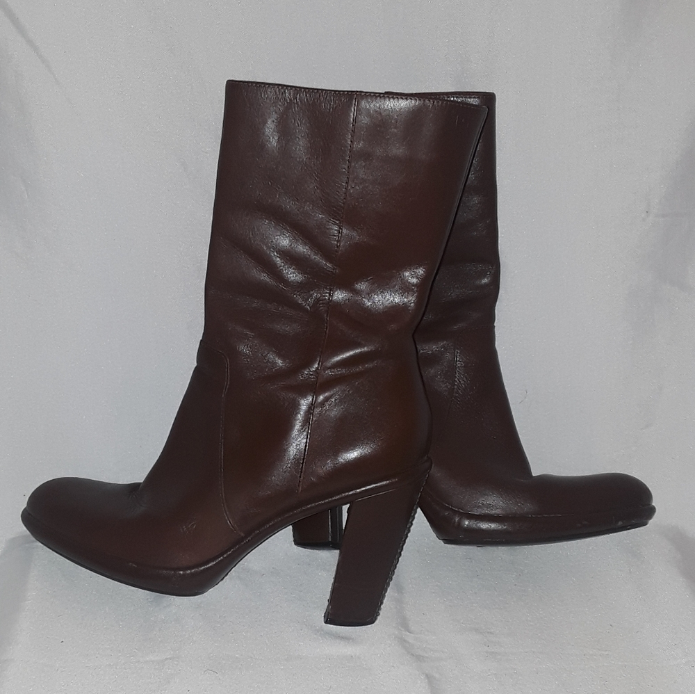 Tommy Hilfiger Brown Leather Boots,  9M